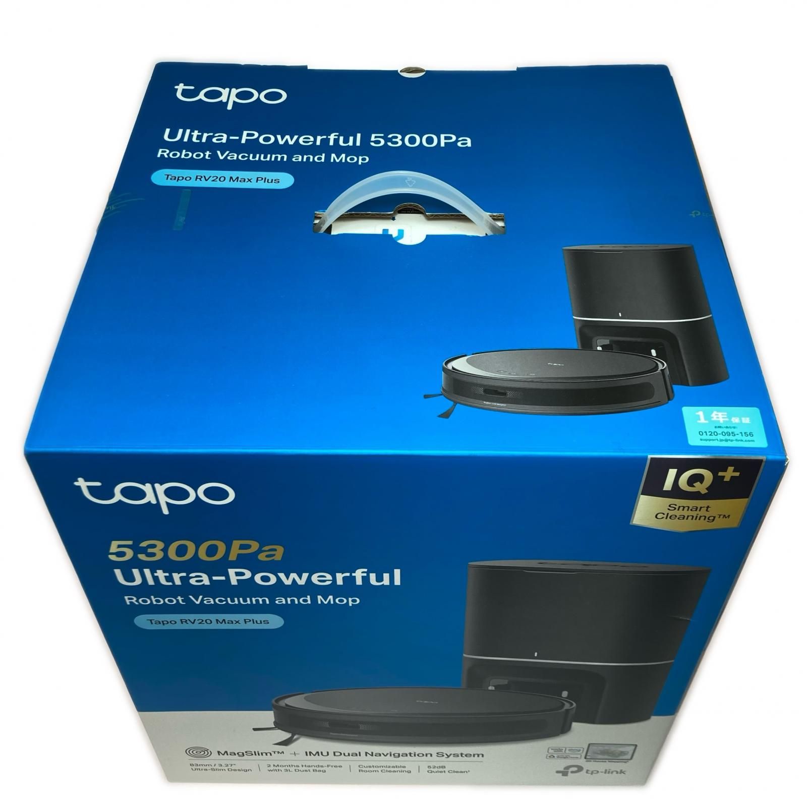 tp-link Tapo RV20 Max Plus ロボット掃除機&自動ゴミ収集機 Tapo RV20