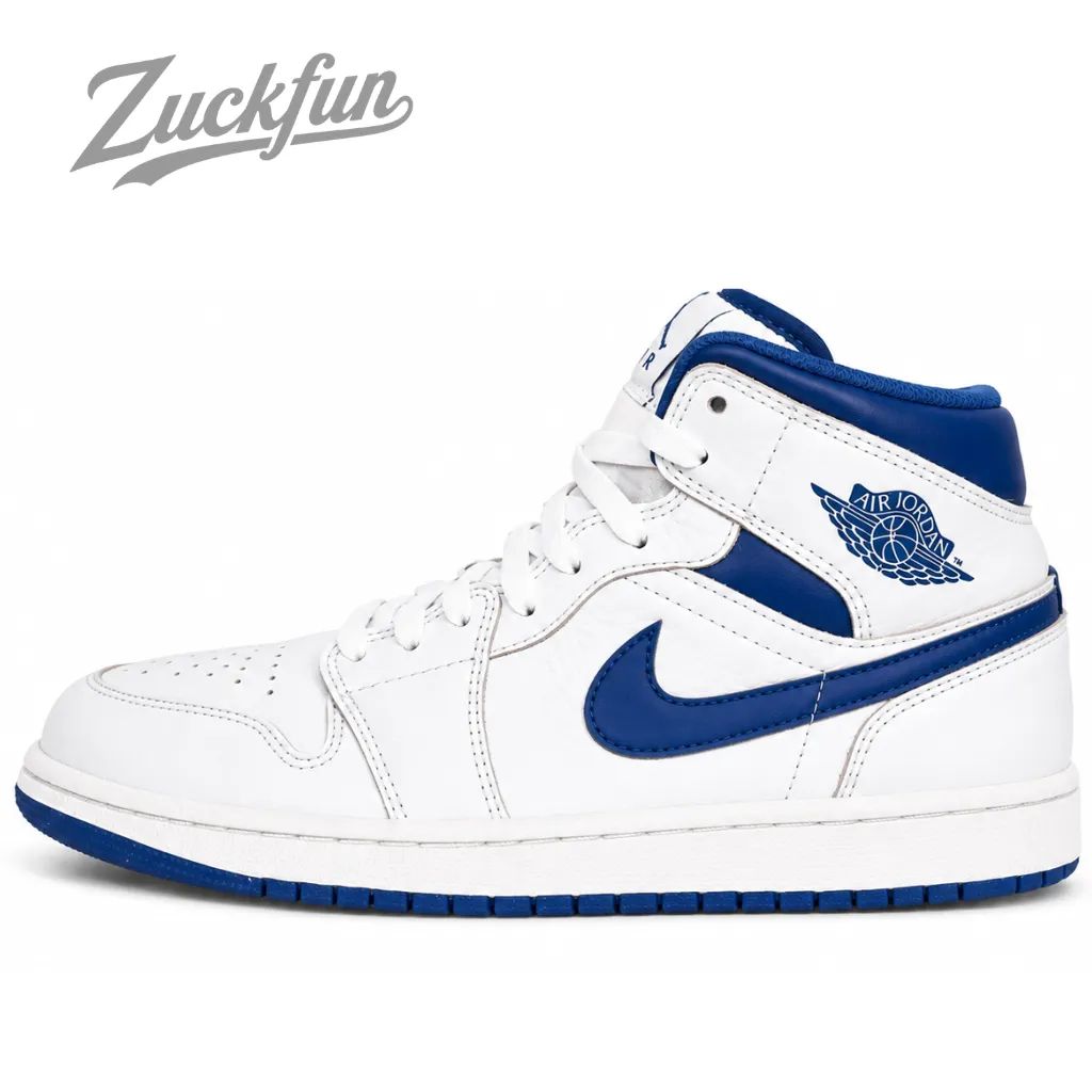 NIKE AIR JORDAN 1 MID SE ナイキ エア ジョーダン 1 ミッド カット SE ホワイト 白 ブルー 26.5cm メンズ ナイキ スニーカー U11462