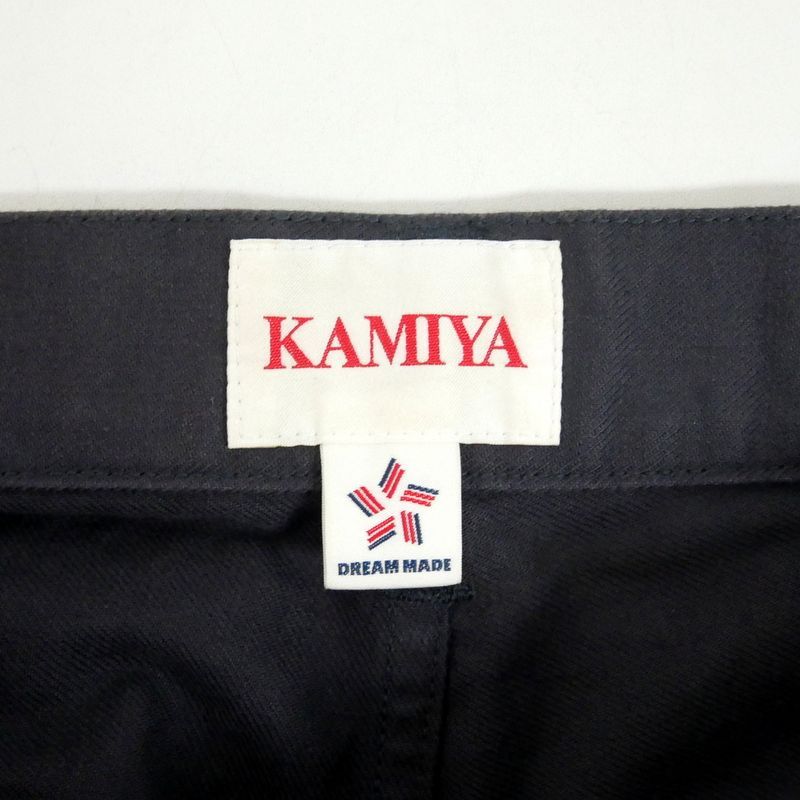 KAMIYA カミヤ 国内正規 25SS SERGE PAINT PANTS サージペイントパンツ