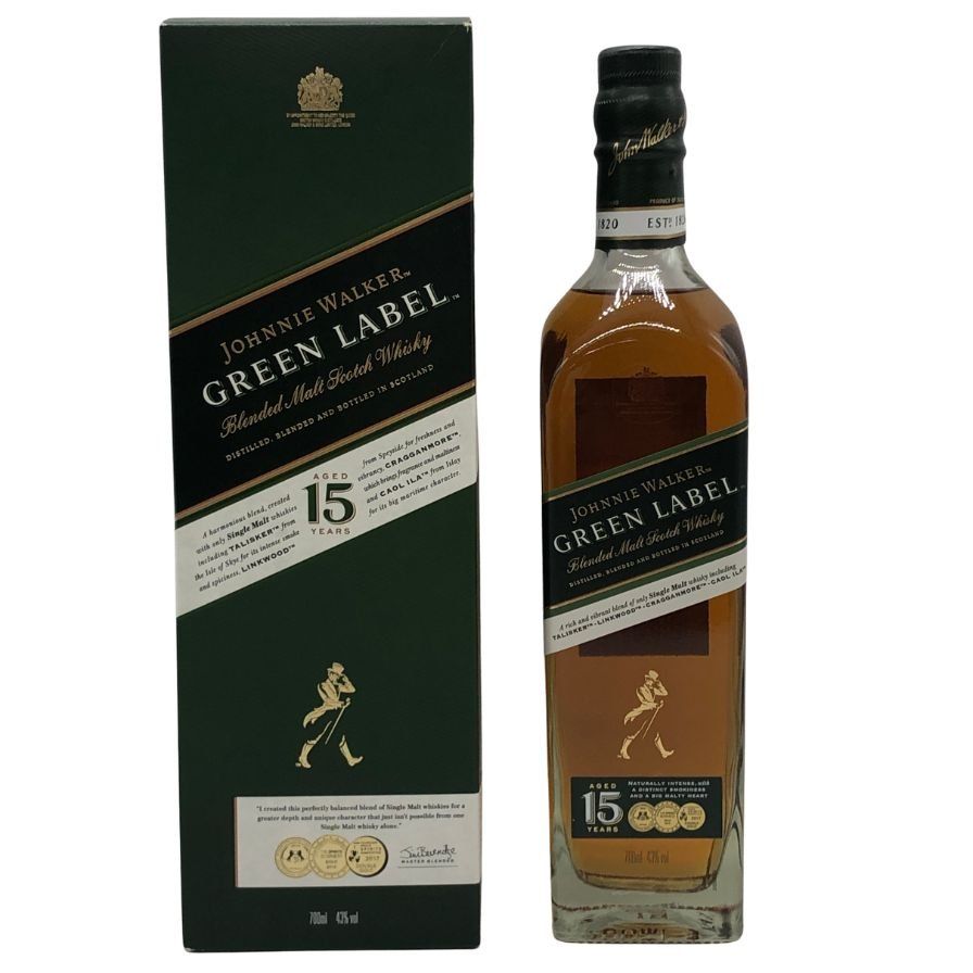 ジョニーウォーカー グリーンラベル 15年 700ml 43% 【H2】 - メルカリ