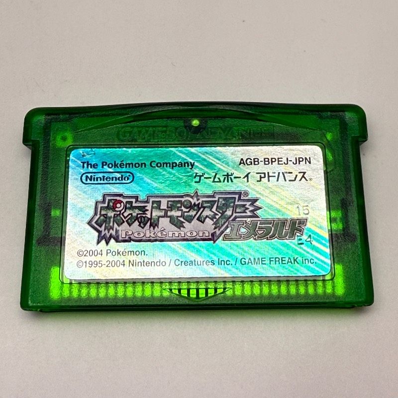 希少 ほぼ完品 動作良好】GBA ポケットモンスター エメラルド