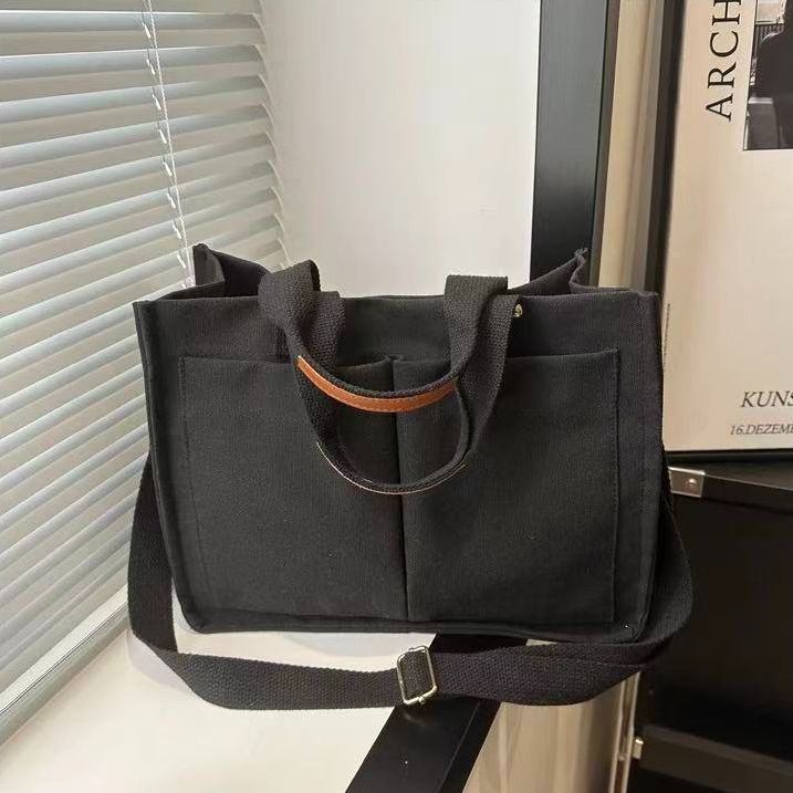トートバッグ レディース キャンバス 2WAY ショルダーバッグ 大容量 多