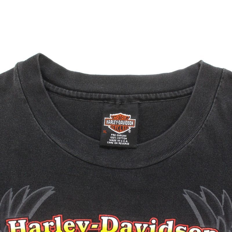 90s USA製 vintage HARLEY DAVIDSON イーグル 半袖Tシャツ メンズ