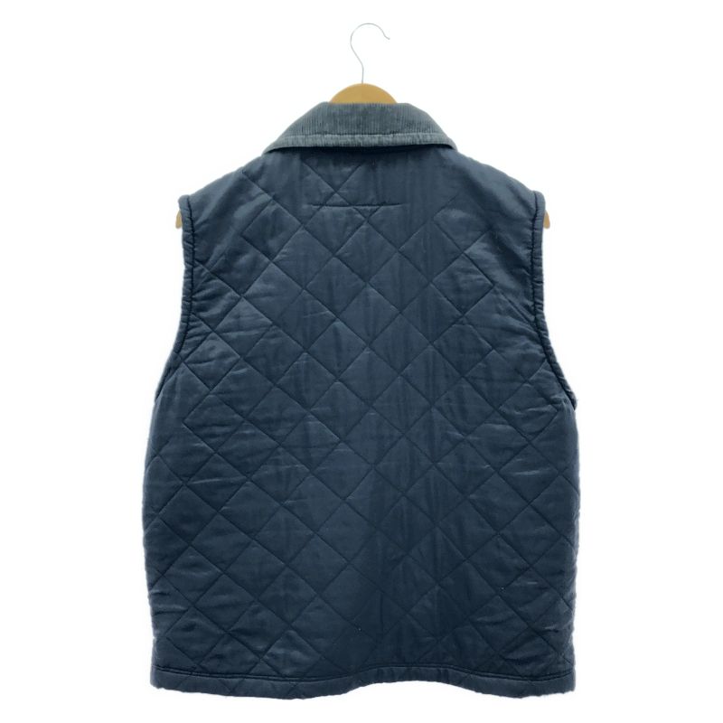中古】Barbour キルティングベスト M ネイビー バブアー[10] - メルカリ