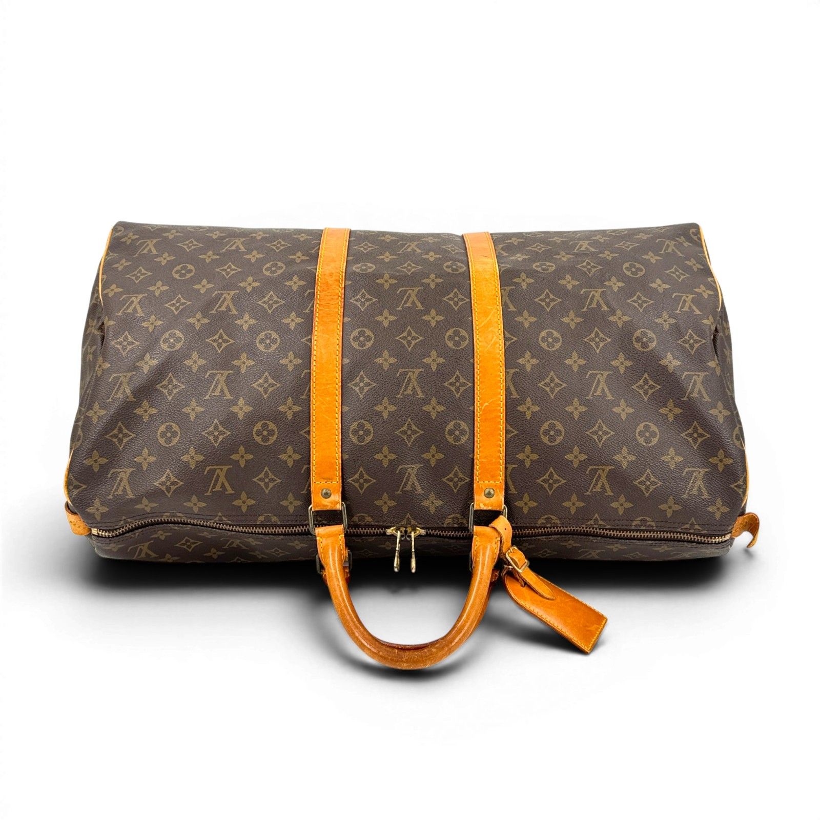 LOUIS VUITTON キーポル55 モノグラム ブラウン 旧型 ボストンバッグ