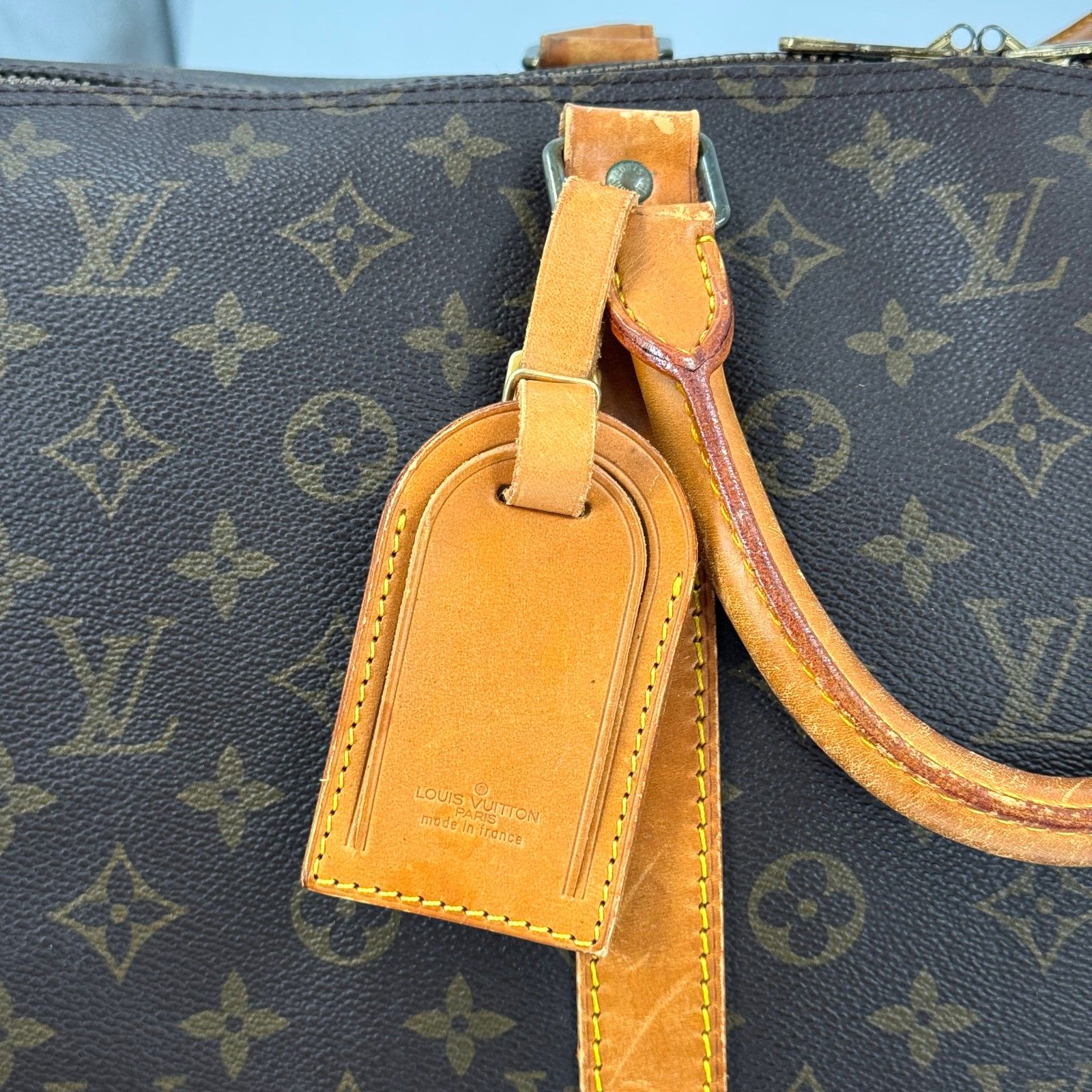 LOUIS VUITTON キーポル55 モノグラム ブラウン 旧型 ボストンバッグ 