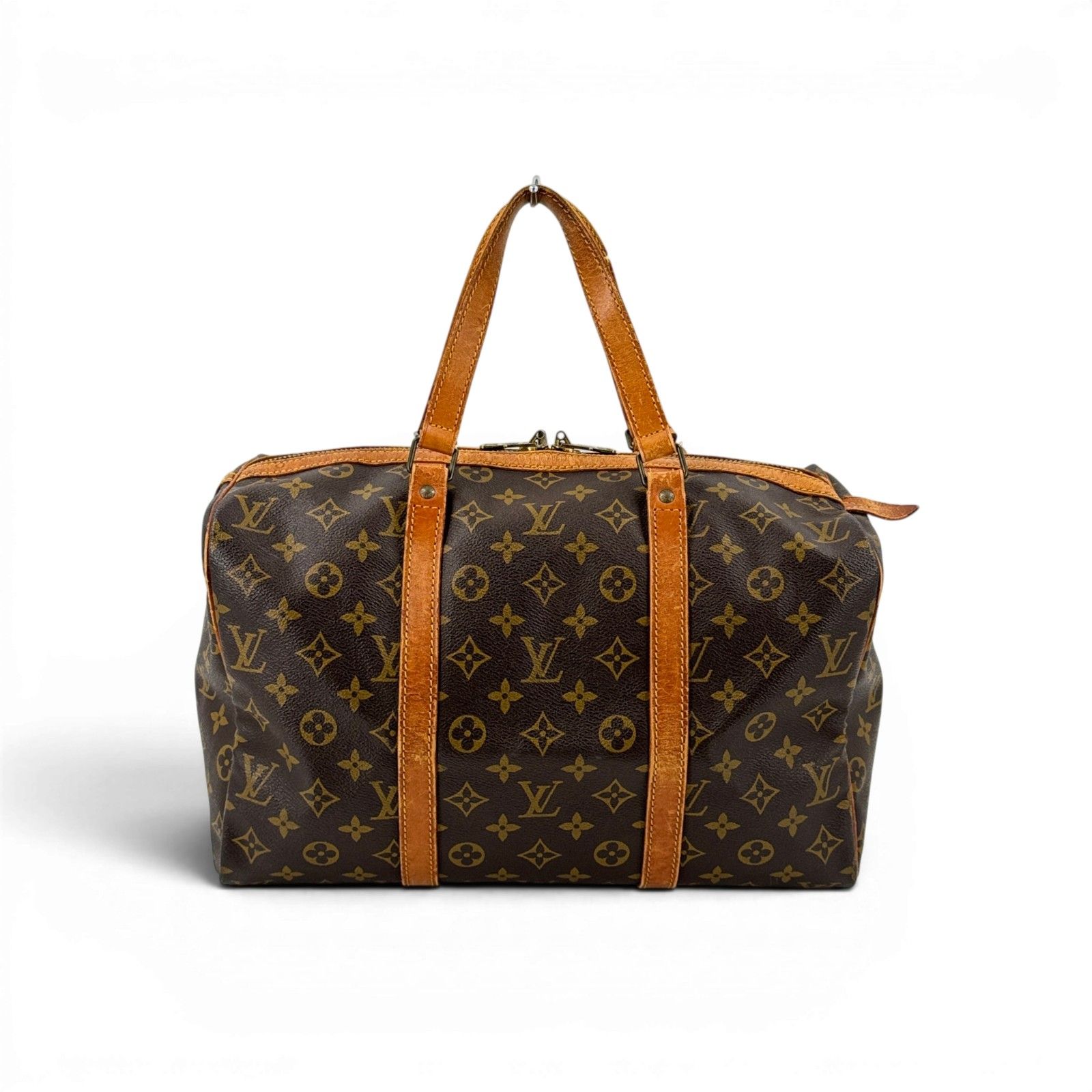 LOUIS VUITTON サック・スープル35 モノグラム ブラウン トラベル