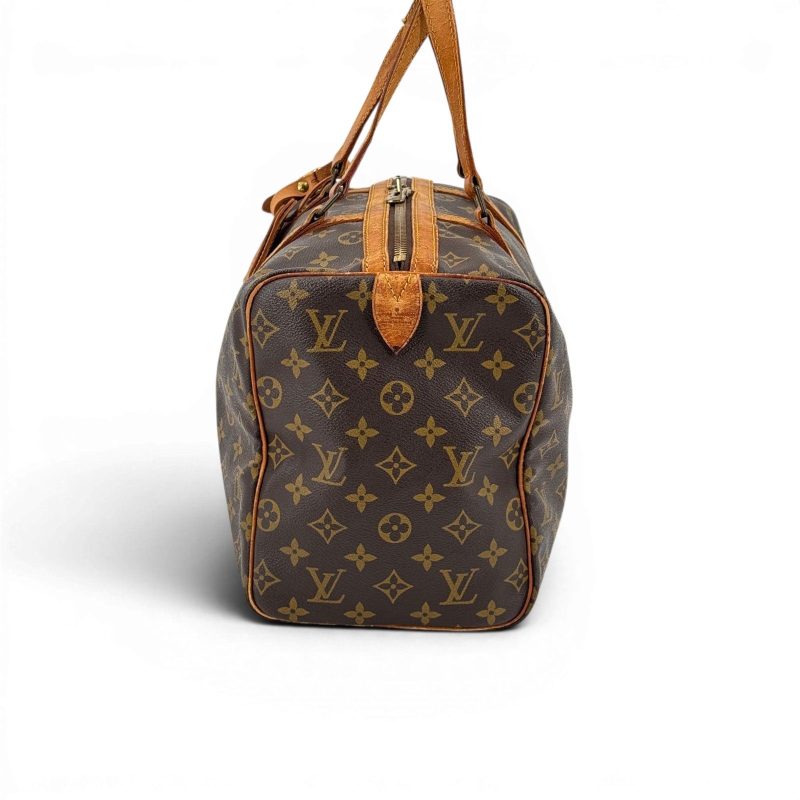 LOUIS VUITTON サック・スープル35 モノグラム ブラウン トラベル 