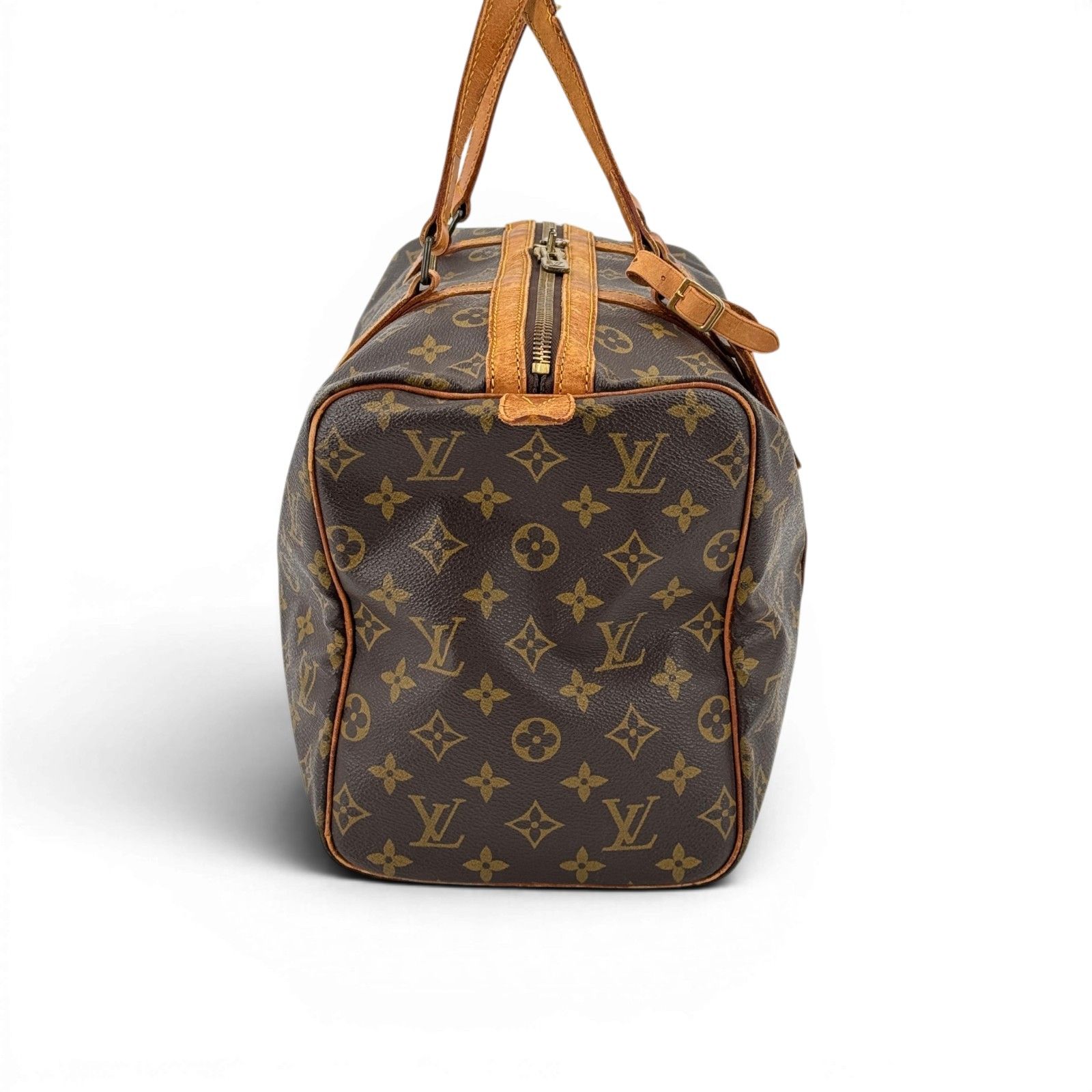 LOUIS VUITTON サック・スープル35 モノグラム ブラウン トラベル