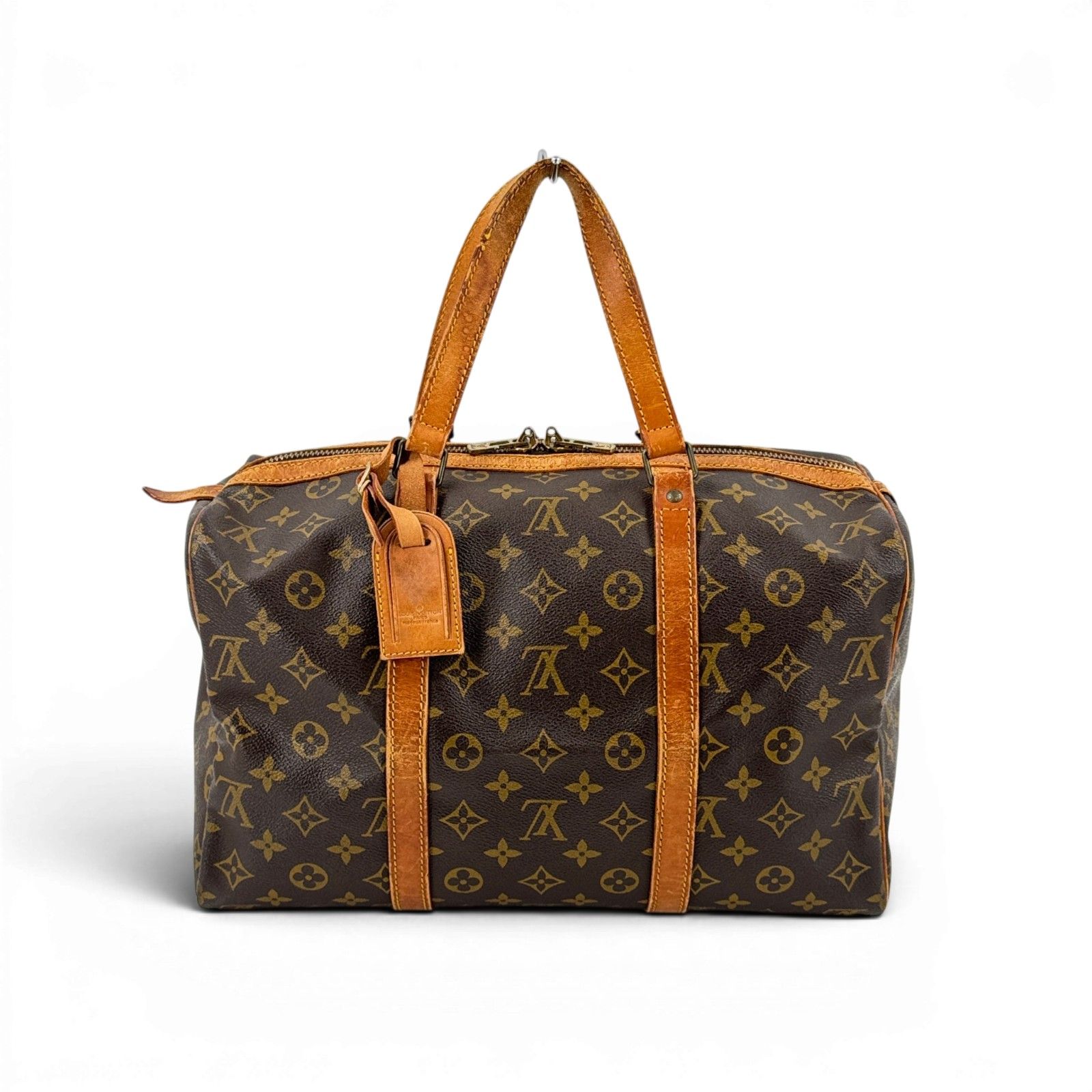 LOUIS VUITTON サック・スープル35 モノグラム ブラウン トラベル