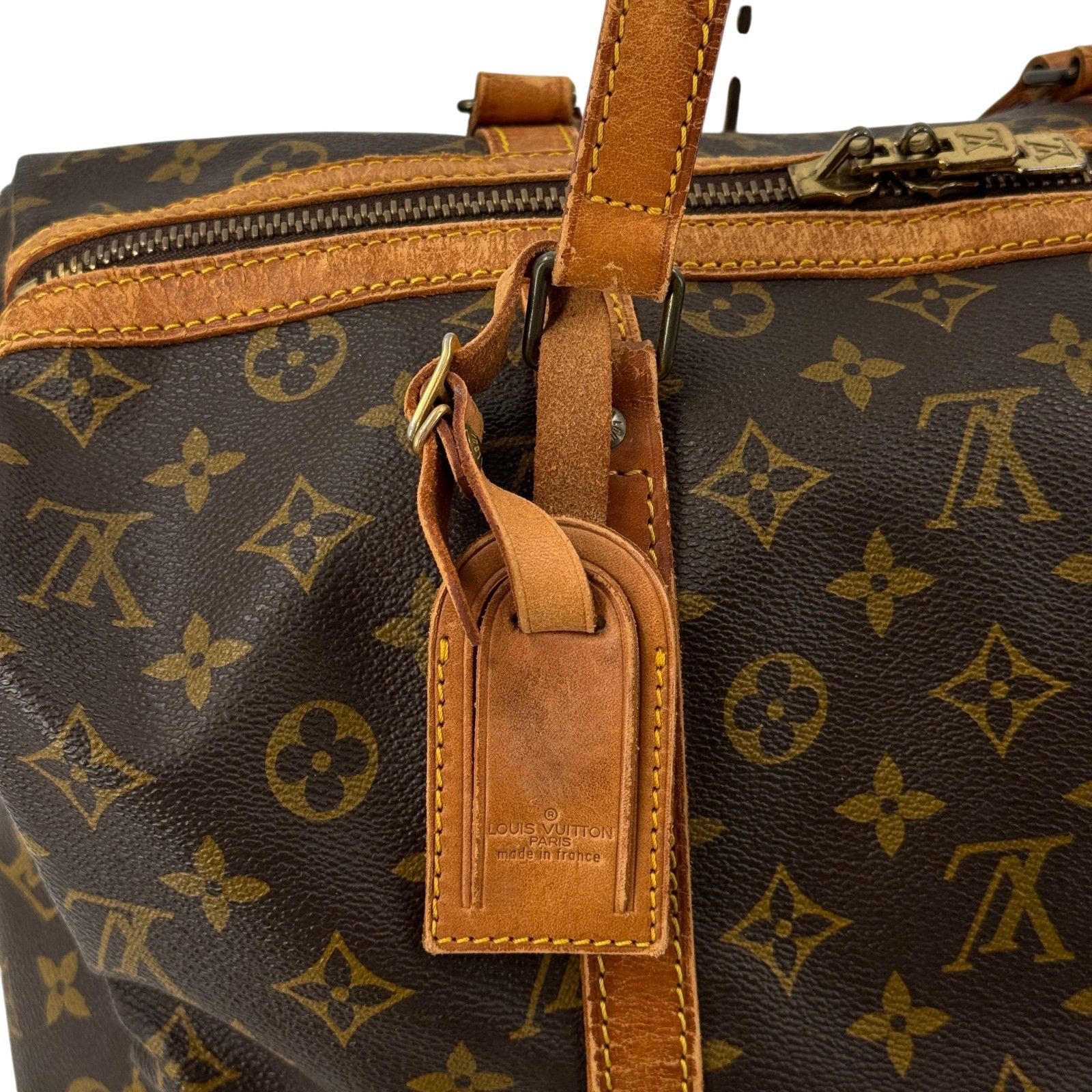 LOUIS VUITTON サック・スープル35 モノグラム ブラウン トラベル