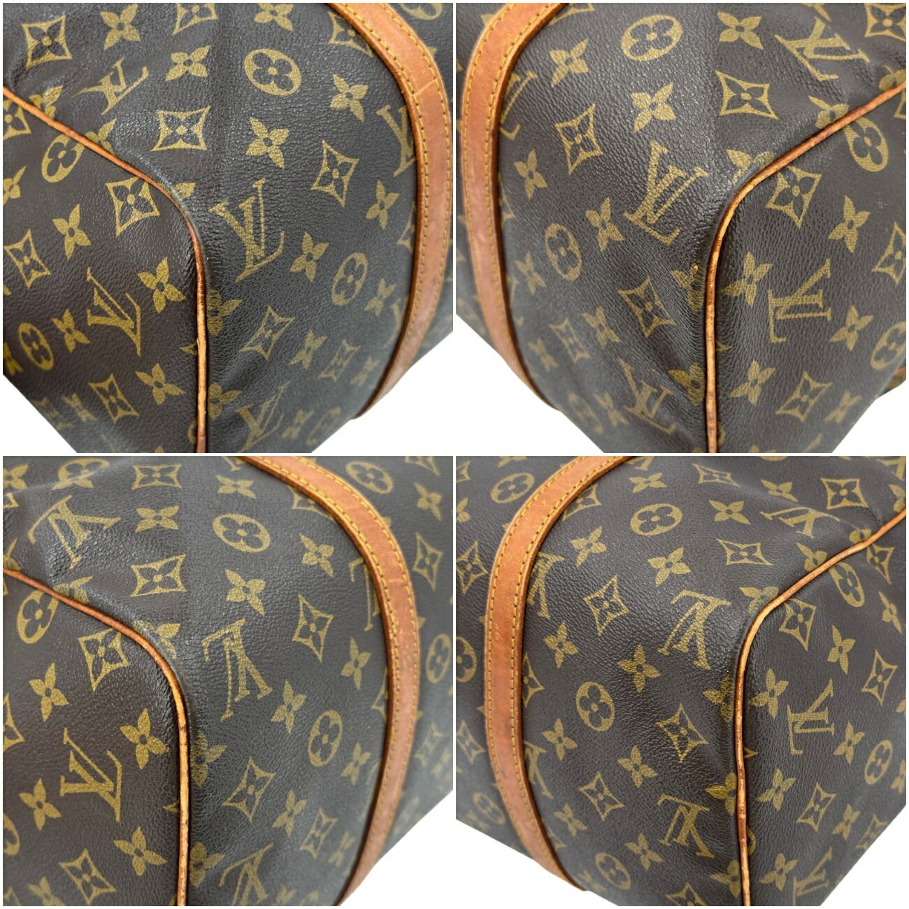 LOUIS VUITTON サック・スープル35 モノグラム ブラウン トラベル
