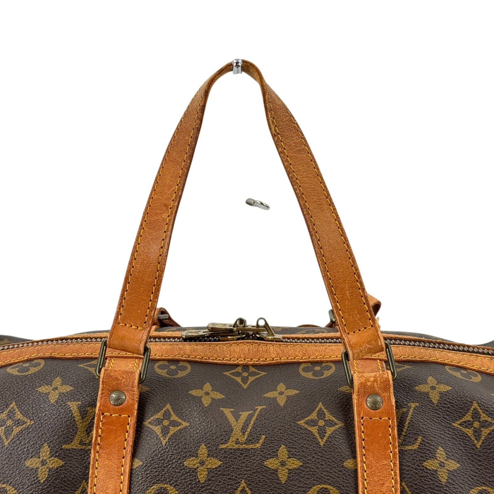 LOUIS VUITTON サック・スープル35 モノグラム ブラウン トラベル