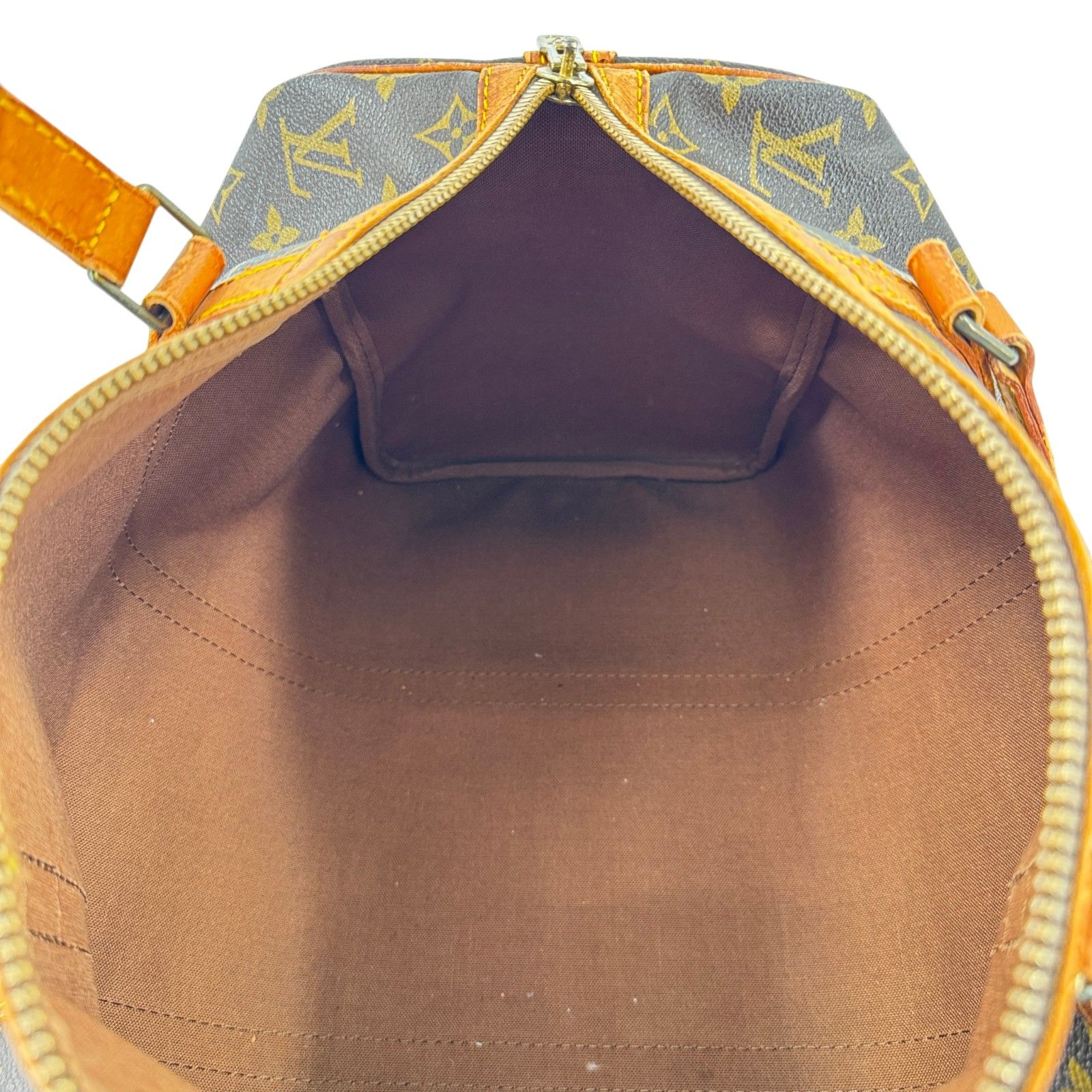 【美品】ルイヴィトン サックスープル35 ボストンバッグ M41626 LOUIS VUITTON サック・スープル35 モノグラム ブラウン トラベル