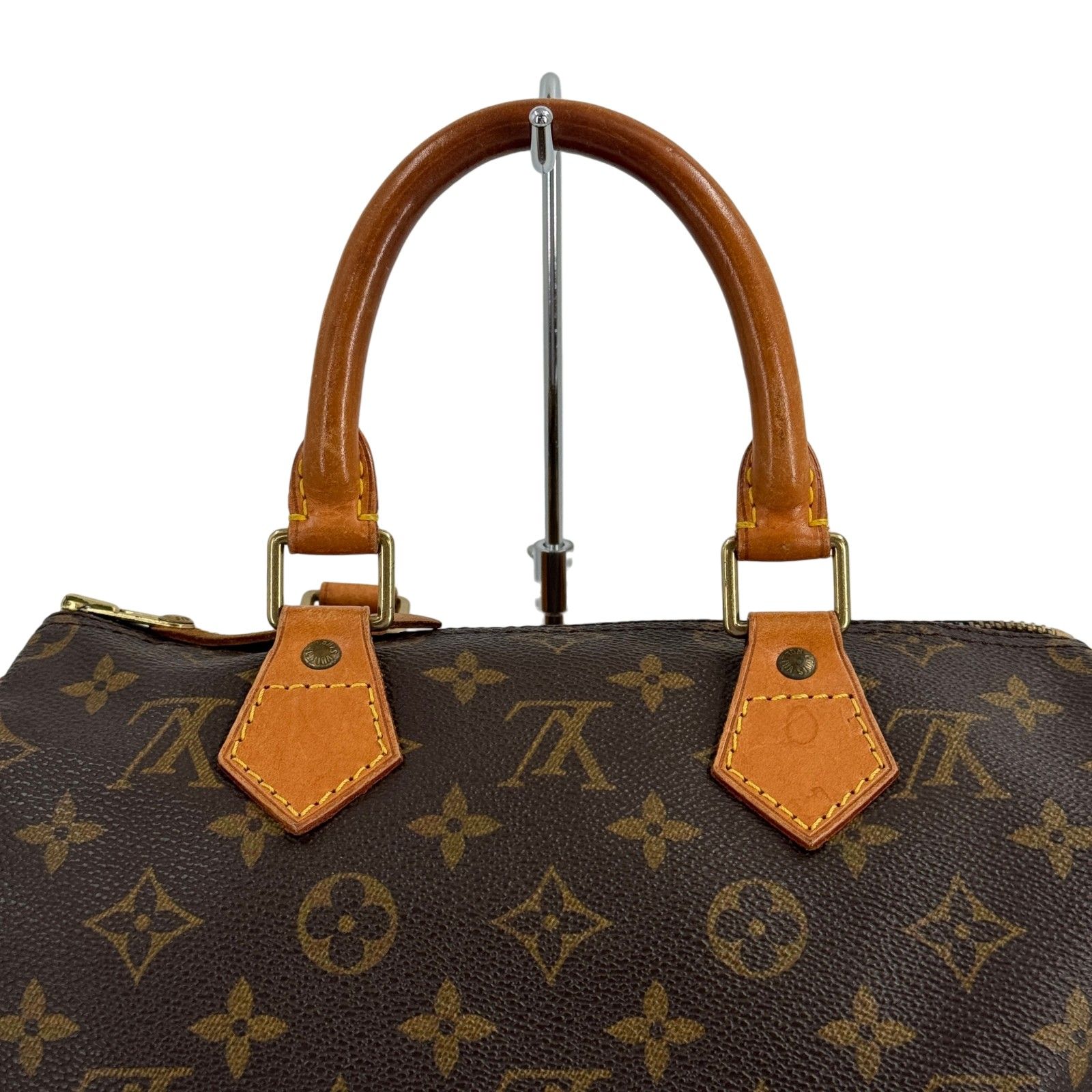 LOUIS VUITTON スピーディ25 モノグラム ブラウン ミニボストンバッグ