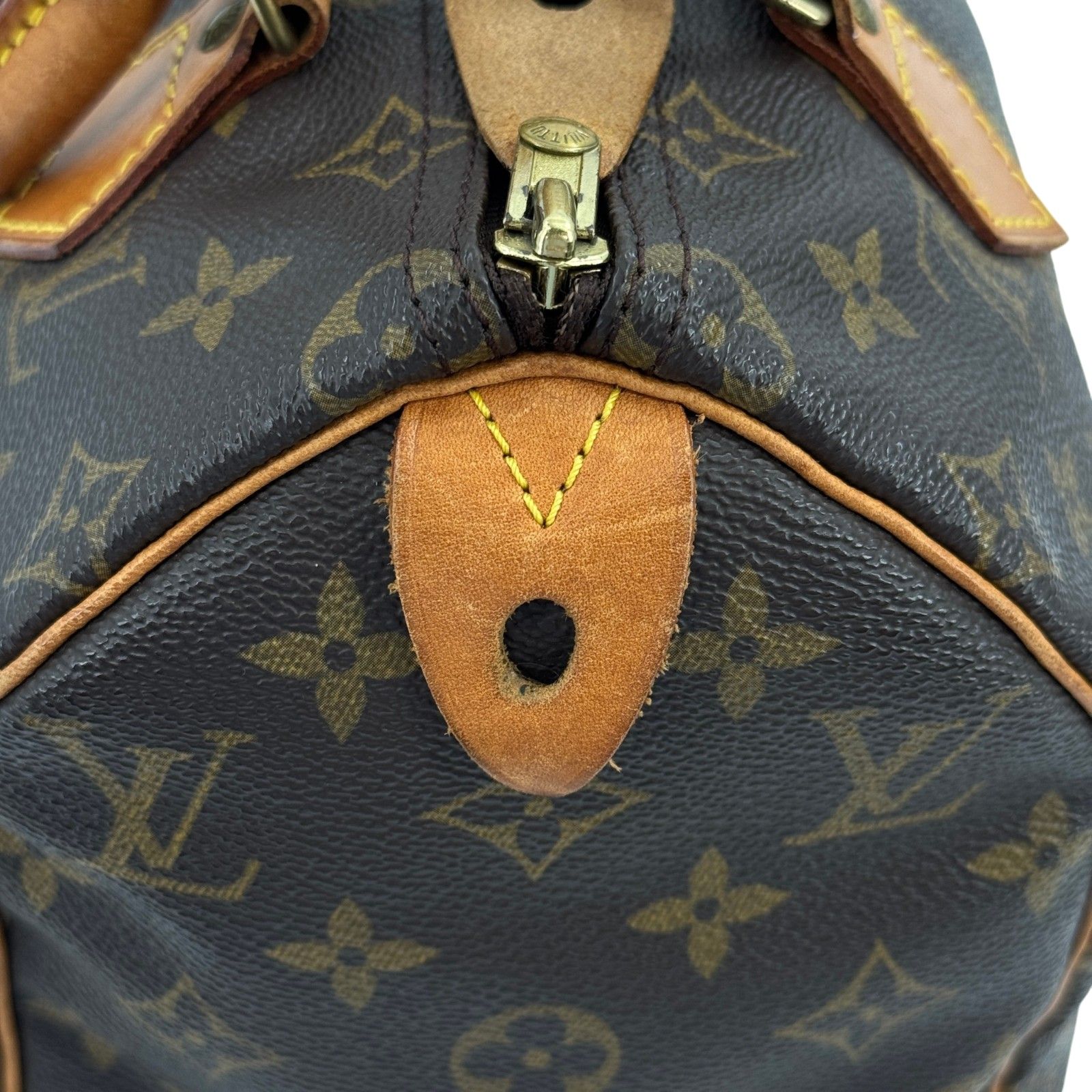 LOUIS VUITTON スピーディ25 モノグラム ブラウン ミニボストンバッグ