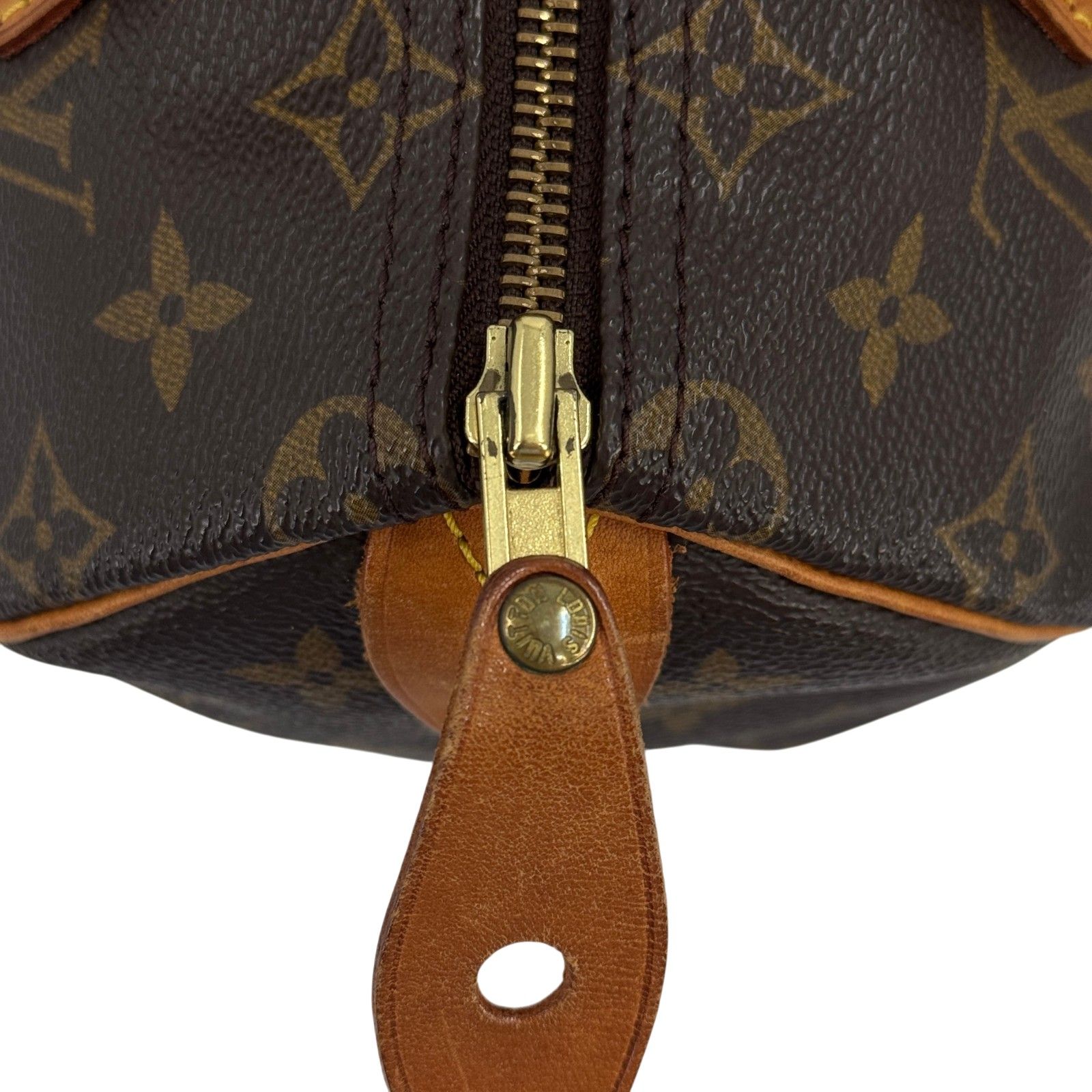 LOUIS VUITTON スピーディ25 モノグラム ブラウン ミニボストンバッグ