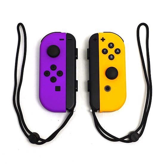 bn:3] 任天堂 Joy-Con (L)/(R) ネオンパープル/ネオンオレンジ HAC-A