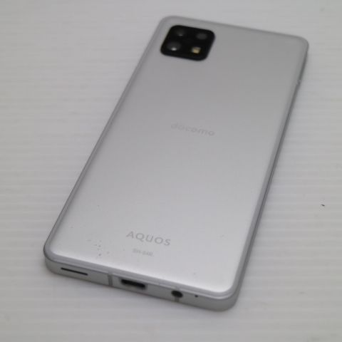 超美品 SH-54B AQUOS sense6 シルバー 本体 即日発送 土日祝発送OK