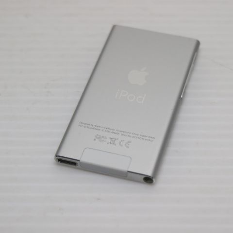 新品同様 iPod nano 第7世代 16GB シルバー 即日発送 MD480J/A MD480J
