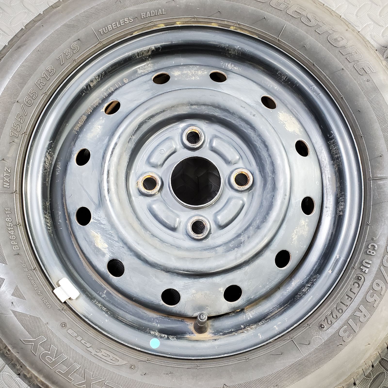 22年製 155/65R13 ブリヂストン ネクストリー 日産モコ ルークス 