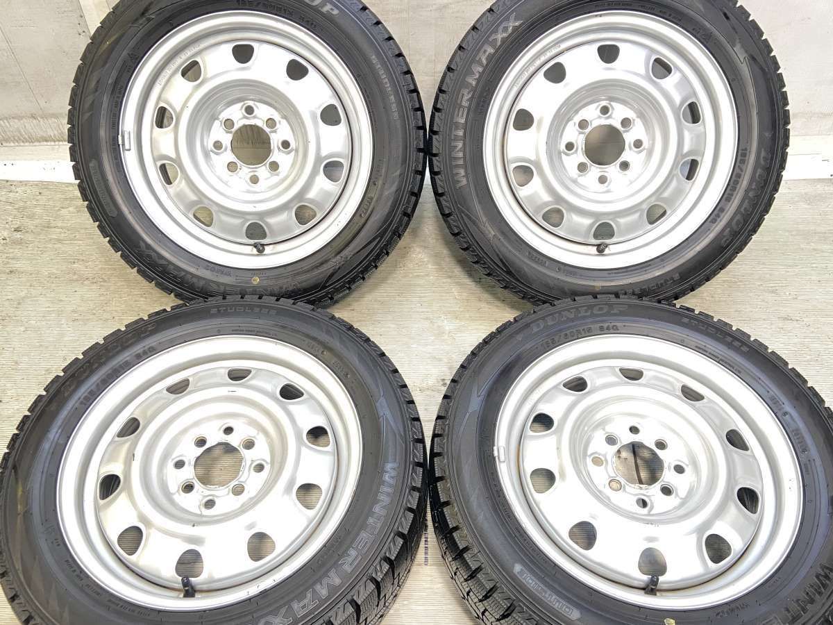 185/60R15 ダンロップ ウィンターマックス WM02 TOPY V13 15x5.5 42