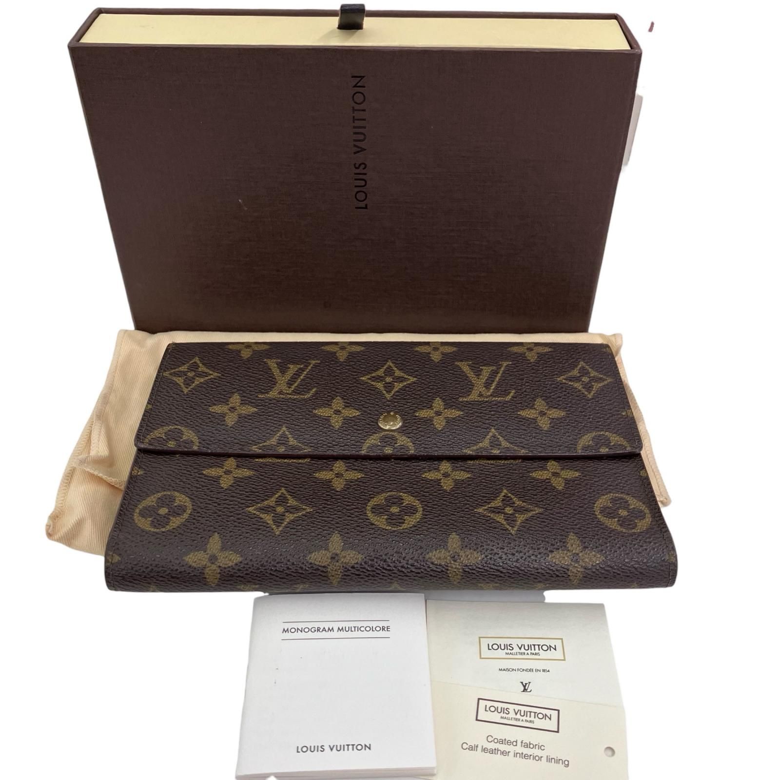 ルイヴィトン財布 186005 LOUIS VUITTON ルイ・ヴィトン 財布 モノグラム ブラウン