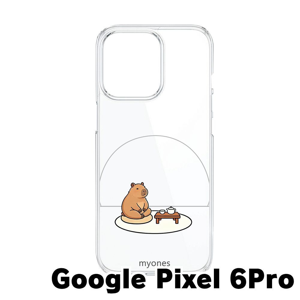 新品未使用】Google Pixel 6 Pro クリア ハードケース (お茶を楽しむ