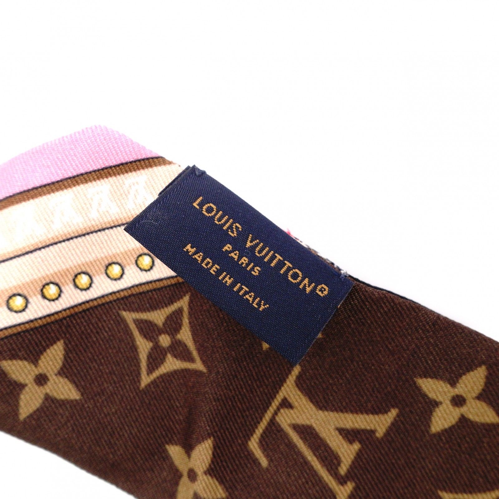 LOUIS VUITTON ルイヴィトン ツイリー バンドー BB スカーフ シルク