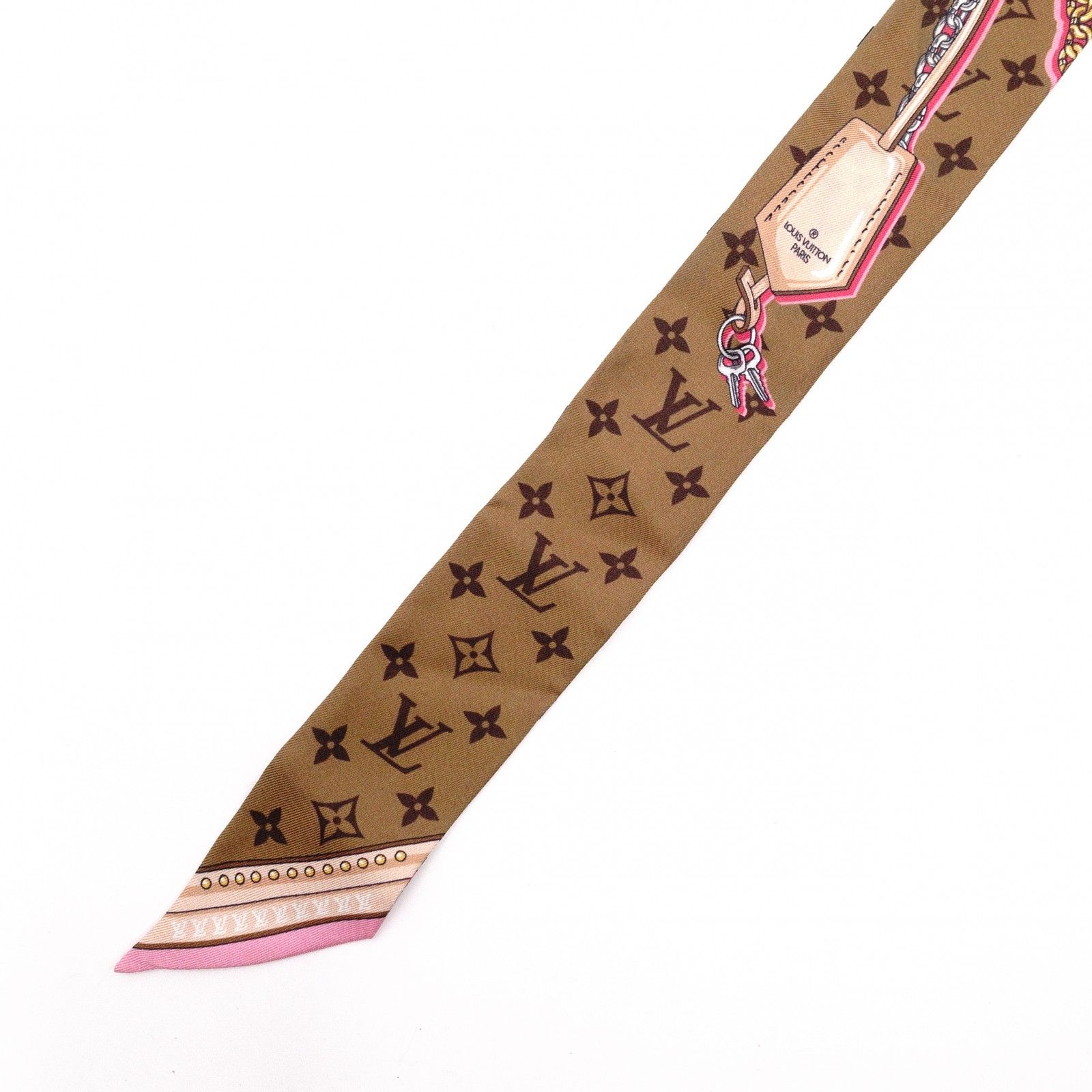 LOUIS VUITTON ルイヴィトン ツイリー バンドー BB スカーフ シルク