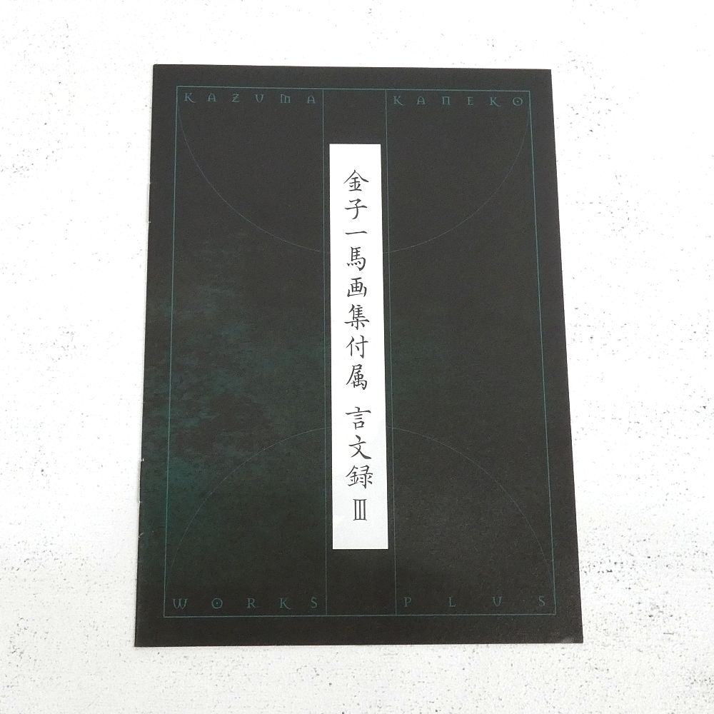 小牧店】金子一馬画集 III 初版 帯・言文録III 付き オリジナル版