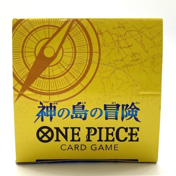 ワンピースカードゲーム　神の島の冒険　1BOX テープ付き　【新品未開封】 ☆ワンピースカードゲーム 神の島の冒険 1BOX 未使用未開封品 テープ