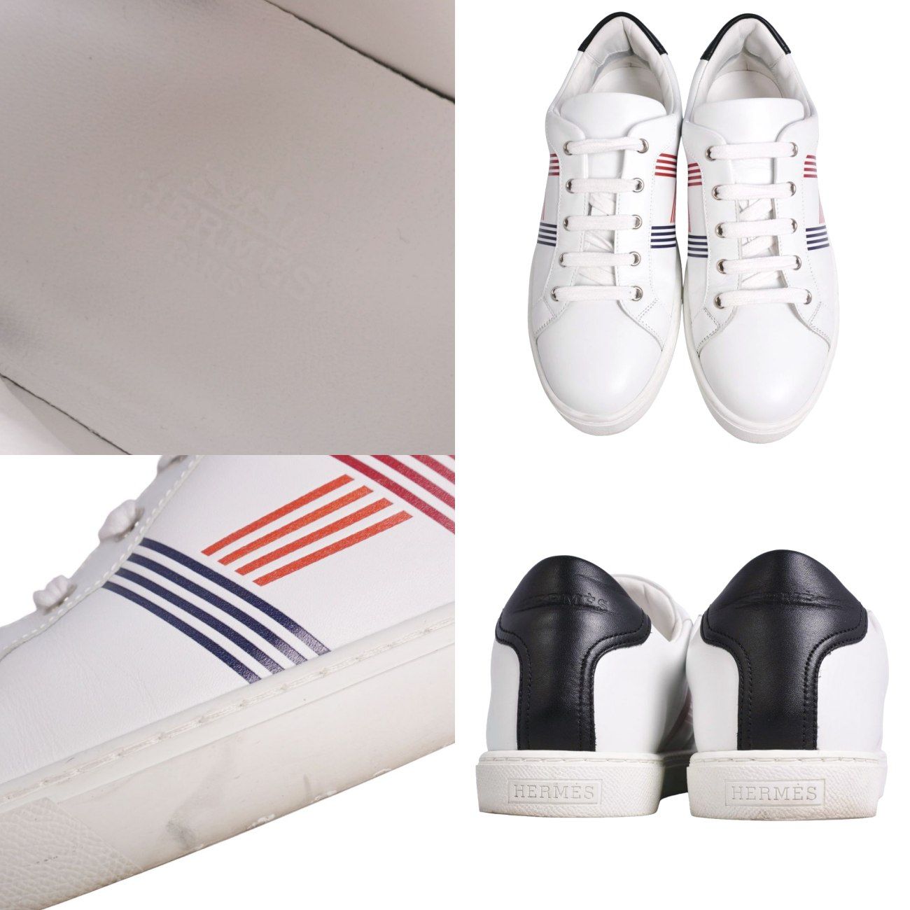 美品 エルメス HERMES スニーカー 2020 ローカット AVANTAGE - メルカリ