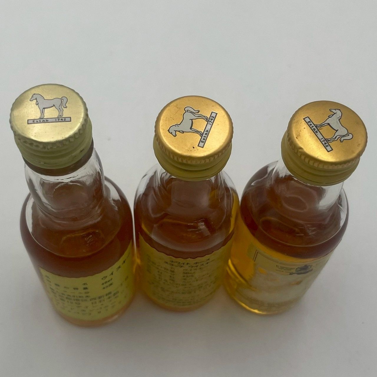 Ballantine's WHITE HORSE ミニボトル ウイスキー 多種 8本まとめ