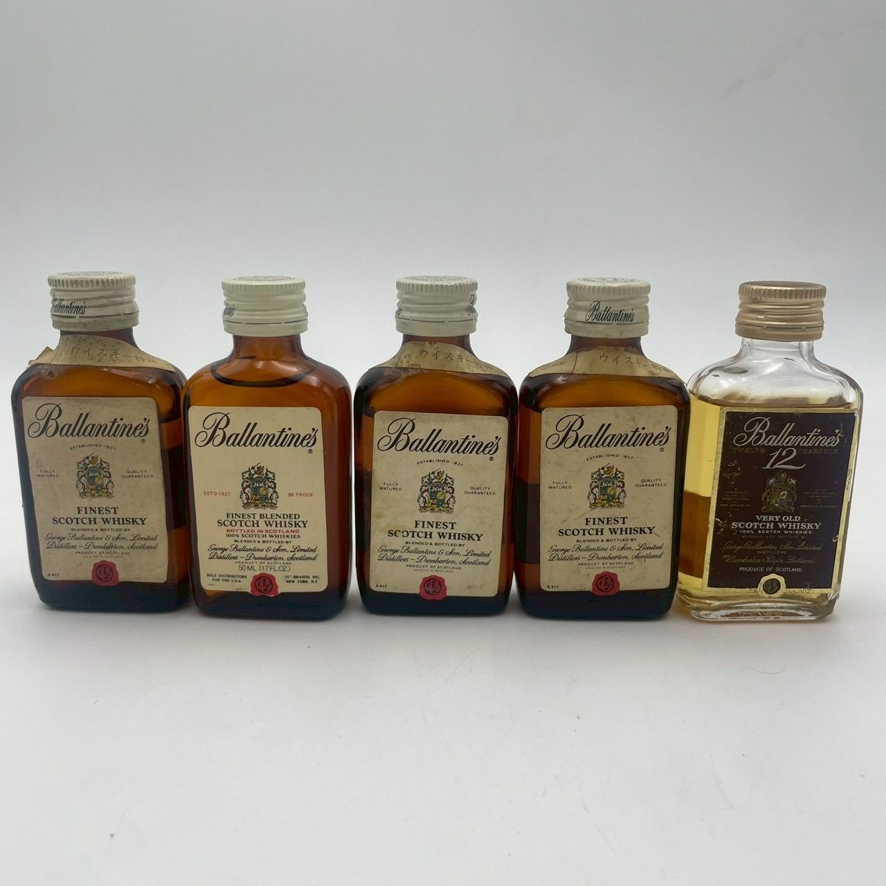 Ballantine's WHITE HORSE ミニボトル ウイスキー 多種 8本まとめ