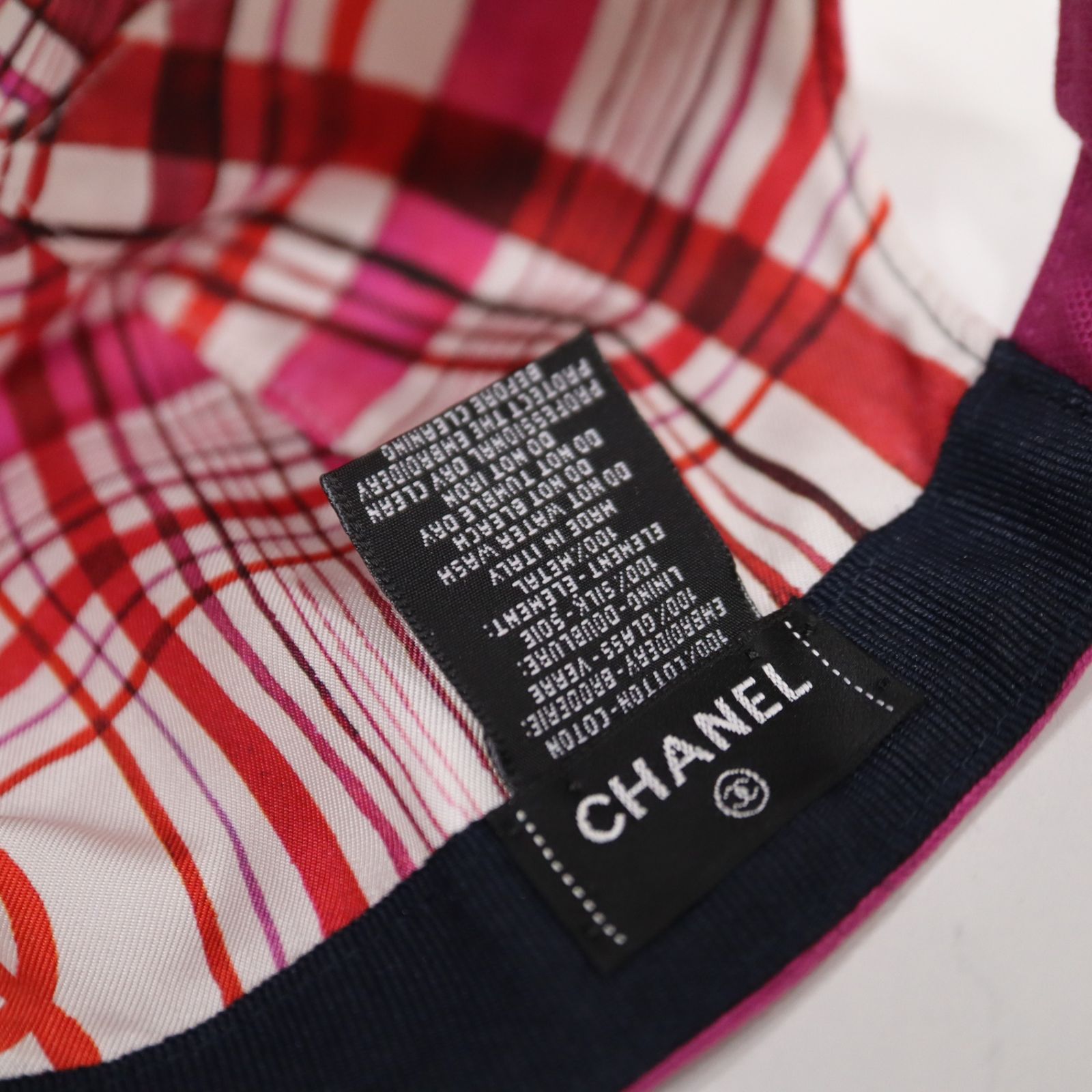 CHANEL シャネル キャップ ビーズ ココマーク ベースボールキャップ