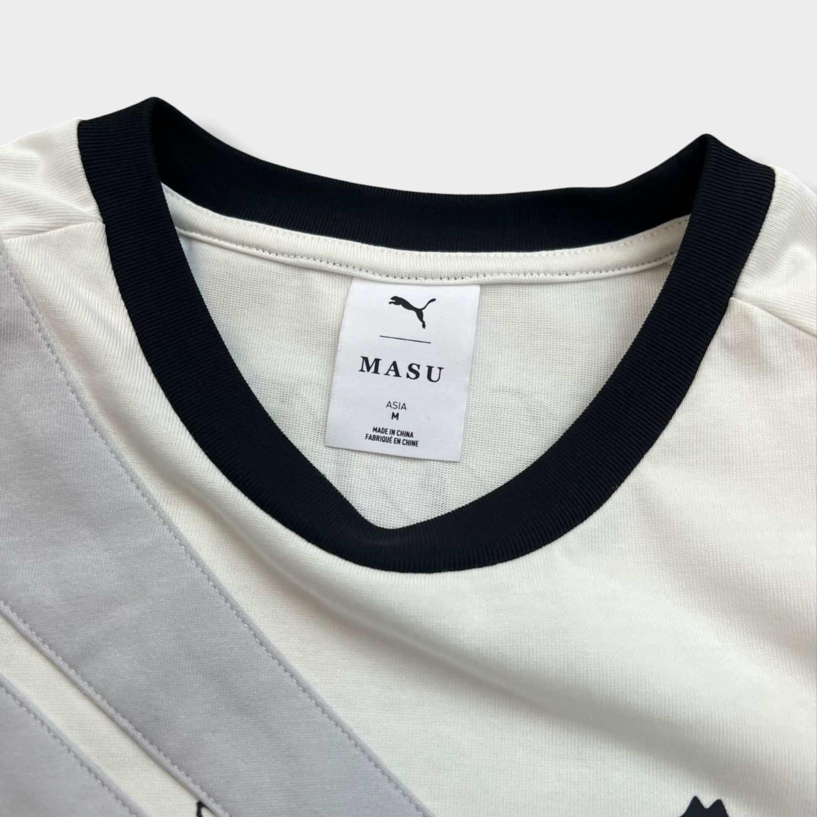 MASU × PUMA T7 HOPE EVER T-SHIRTS M ホワイト リンガーT コラボ 半袖 
