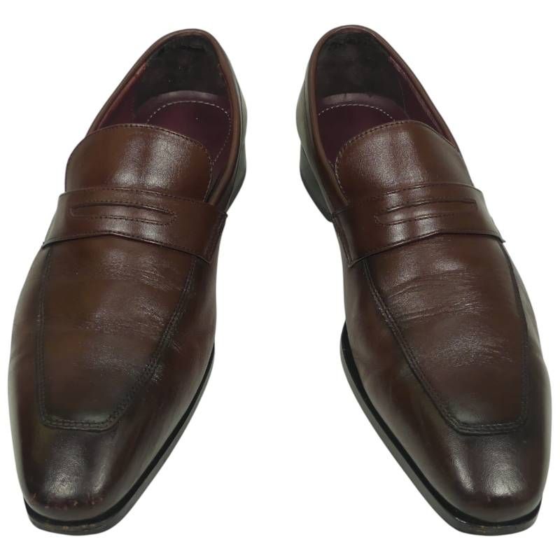madras マドラス コインローファー 25.5 茶 日本製 本革 ビジネス