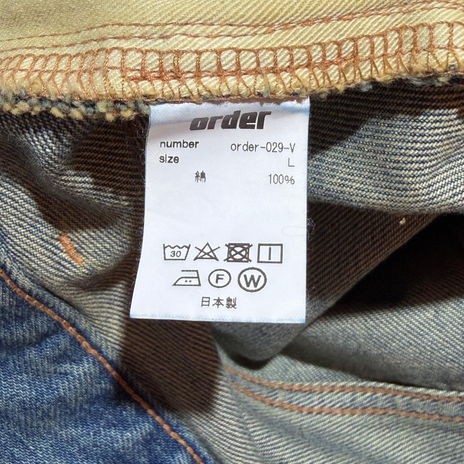 order 25SS LOOSE DENIM HALF PANTS VINTAGE ルーズデニムハーフパンツ 