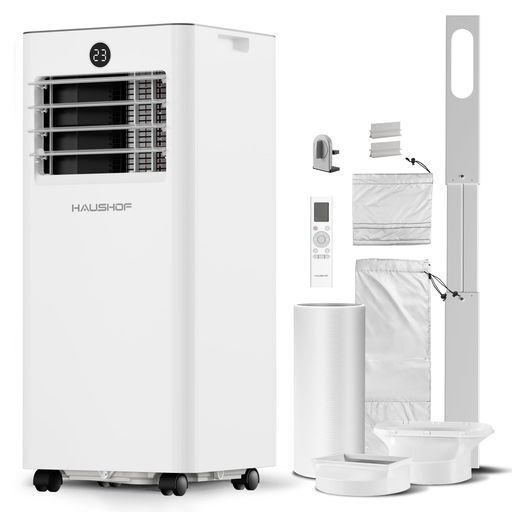 HAUSHOF【2026年新型】【工事不要】スポットクーラースポットエアコン2.0kW冷房機除湿機冷房6-8畳移動式クーラー冷房・送風・除