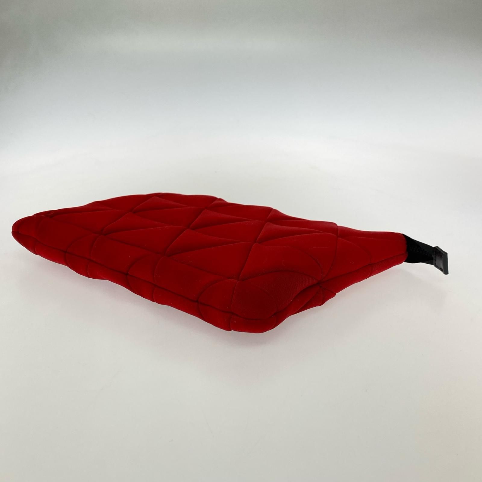 JUNYA WATANABE COMME des GARCONS ﾊﾞｯｸﾞ ｸﾗｯﾁﾊﾞｯｸﾞ ﾚｯﾄﾞ - メルカリ