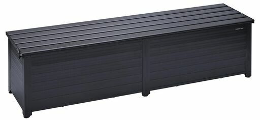 【EC限定】グリーンライフ(GREENLIFE)物置ベンチストッカー270L高耐久アルミ製長物収納軽い雨水侵入防止アジャスター付き収納部