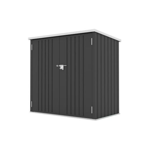 BTM物置屋外大容量大型ストッカー外用ベランダ屋外収納ボックス金属製1600L両開きドア施錠可能
