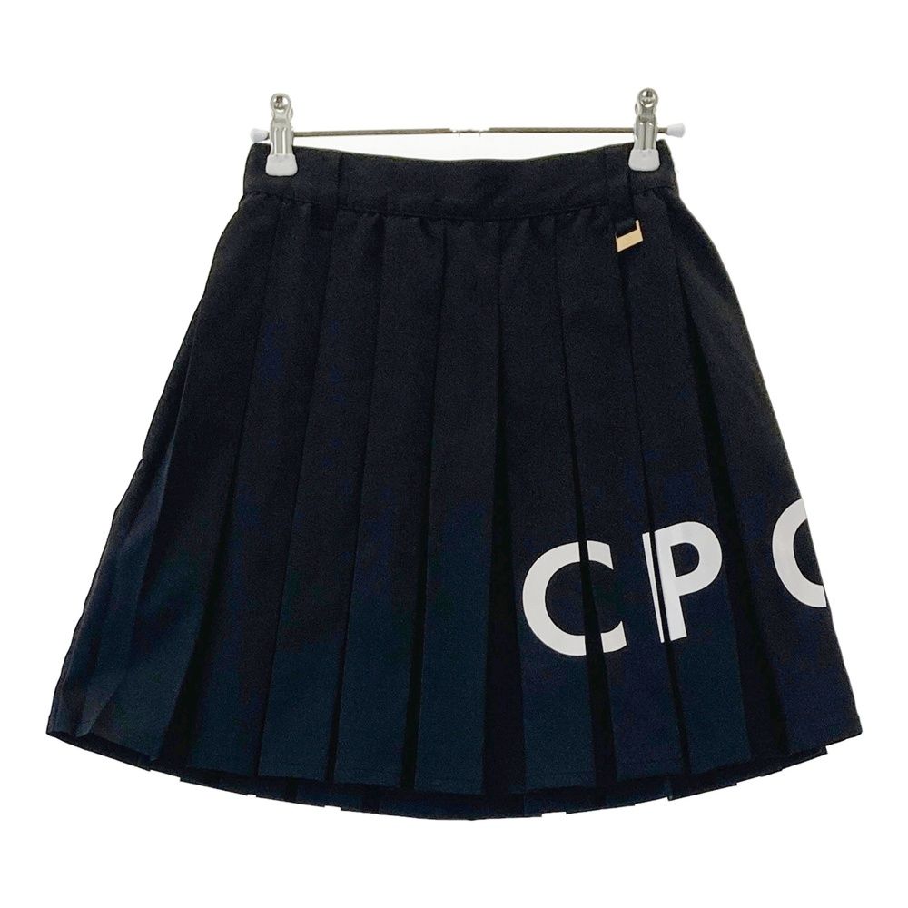 サイズ：1 CPG GOLF シーピージーゴルフ プリーツスカート ブラック系