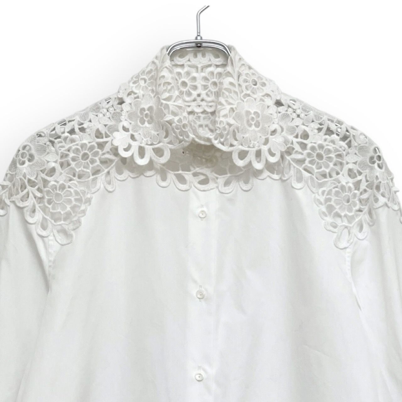 ERMANNO SCERVINO エルマンノ シェルヴィーノ レース 刺繍 ブラウス 