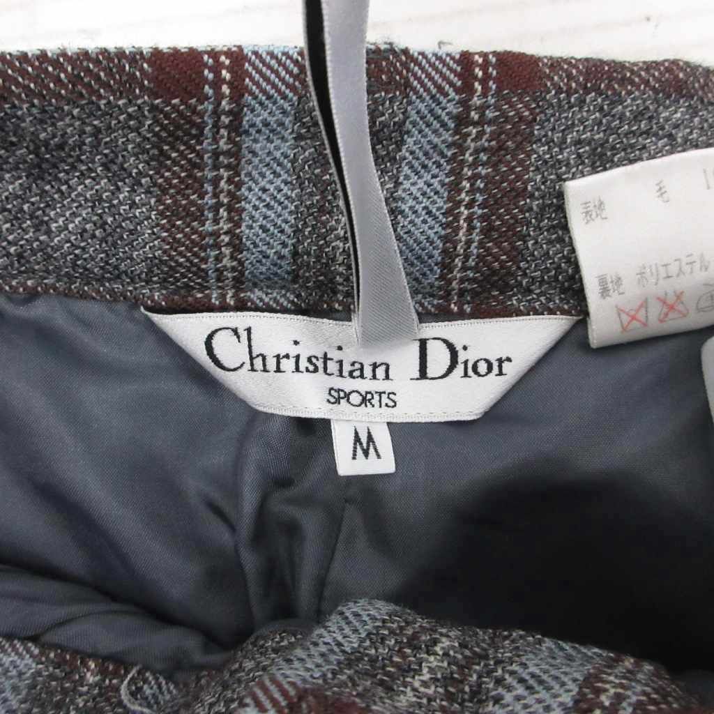 クリスチャンディオール Christian Dior スラックス ウールパンツ