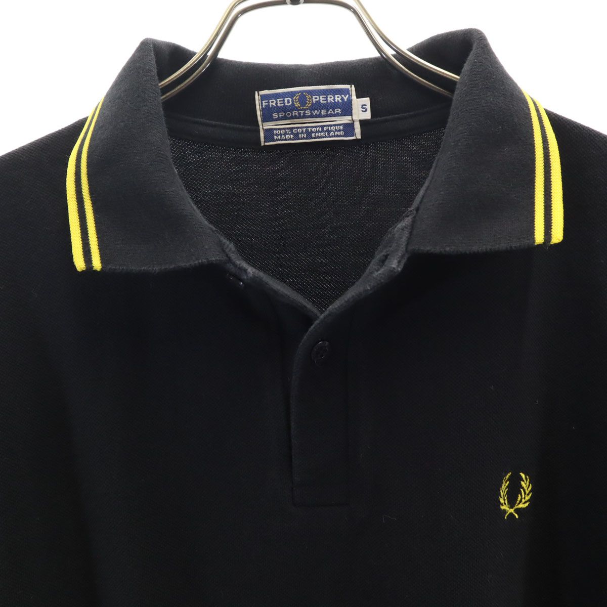 FRED PERRY フレッドペリー イングランド製 半袖 ポロシャツ S 