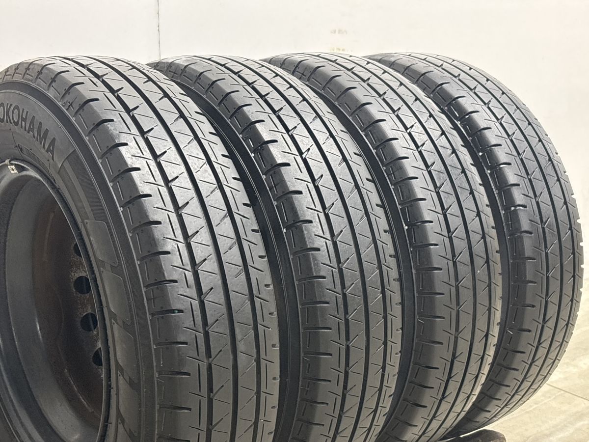 交換用に】ニッサン ADバン 純正 13in 5J +40 PCD100 ヨコハマ ブルー