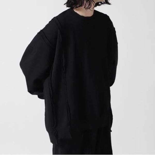 FR(13)NDS フレンズ 25SS FR／CREW NECK SWT 裏毛 切り替えオーバー 