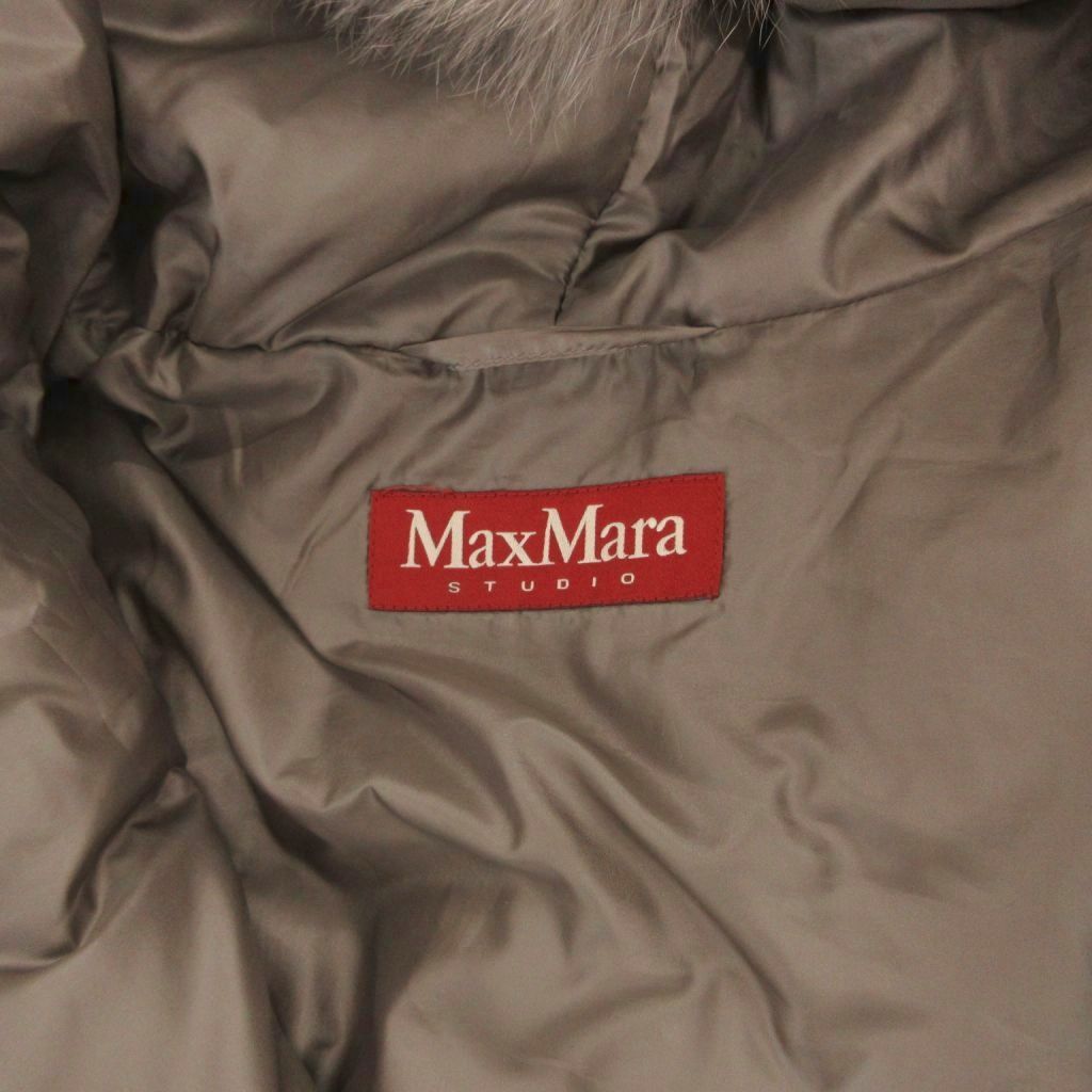 マックスマーラ MAX MARA ダウンコート ジャケット フックスファー